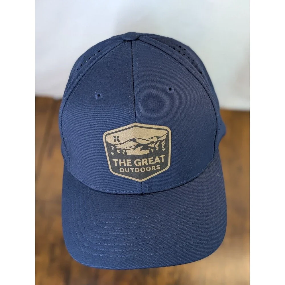 Cap America i8533 Great Outdoors Hat Flexfit 110 Navy Perforated Snapback Cap